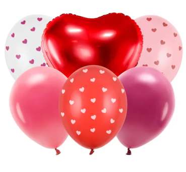 Luftballons Set * Luftballons Valentinstag * 6 Stück